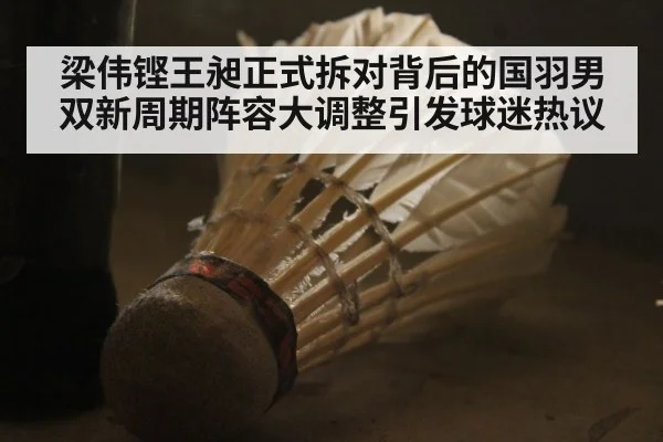 梁伟铿王昶正式拆对背后的国羽男双新周期阵容大调整引发球迷热议